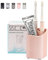 zccz Porte-Brosse à Dents pour Salle de Bain - Porte-Brosse à Dents Électrique et Support pour Dentifrice - Organisateur de Comptoir de Salle de Bain pour Rasoir, Pinceaux de Maquillage, Stylo - Rose