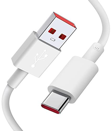ACOCOBUY Câble USB C 1m 6A 120W Charge Turbo pour XiaoMi 11T/12T/13T/14T/15 Câble USB Type C Charge Rapide Câble de Transfert Données pour Redmi Note 14/13/12/11/10 Pro/Mi 13 Lite/Pad 7/6/5/POCO X7/M6