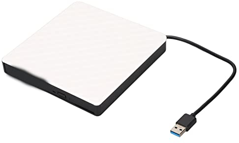 Externes CD Laufwerk, Tragbares CD DVD +/ RW Laufwerk USB3.0 Ultra Thin Rewriter Brenner Writer Hochgeschwindigkeitsübertragung Tragbarer Computerzubehör