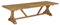 OUTLIV. Gartentisch France, recyceltes Teakholz, rechteckig, Platz für 10 Personen, witterungsbeständig und robust, 240x100 cm, Teak Natur