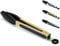 Kitchen Tongs for Cooking Grill & BBQ, Kyraton Stainless Steel 9 Cooking Tongs Heat Resistant Handle Non-Slip, Kitchen Tongs with Silicon Tips for Salad,Ice,Fry, Serving,Oven. (Gold)