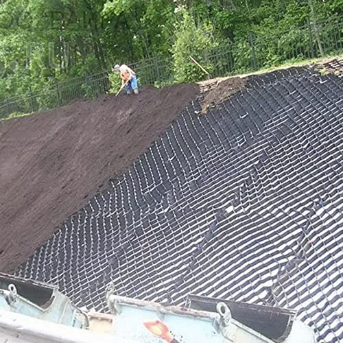 Stabilisateur Gravier Gazon Dalle Stabilisatrice Système De Pavage Cellulaire Au Sol En Gravier Géogrille, Grilles De Stabilisation De Géocellules De 1/2/3/4/5/6/7/8/9/10/11/12/13/14m De Large Pour L'