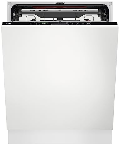 AEG Serie 7000 Lavastoviglie Da Incasso 60 cm FSK75747P GlassCare, 14 Coperti, Vassoio MaxiFlex, Tecnologia AirDry, Silenzio 42 (dB), Integrata Totale
