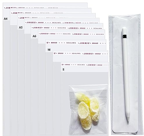 Flimflim Cellophantüten Klare mit Dichtungsband, passen A4 Größ 23x32cm 100pcs