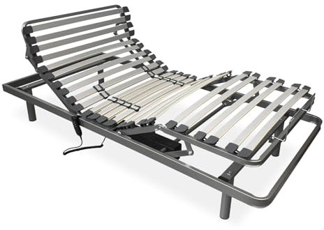 Somnia Descanso - Cama Articulada Eléctrica Ergoflex, 5 Planos, Bastidor Reforzado, Fiable y Silenciosa, Motor Alemán, 105 x 190