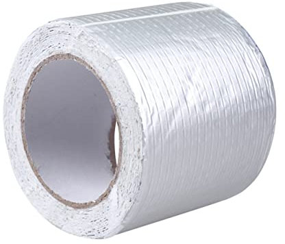 CIMAXIC 10m Aluminum Foil Tape Repair Aluminum Butyl Tape Home Butyl Tape Repair Butyl Tape Butyl Rubber Tape white out tape Foil Tape for Waterproofing Repair sealing tape sunroof crack