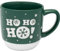 GRUSS & CO Tasse Motiv Ho, ho, ho | Kaffeetasse aus Steinzeug, 40 cl, Höhe 9,2 cm, Tasse mit Spruch, in Geschenk-Banderole | Geschenk Weihnachten, Wintertasse | 51160