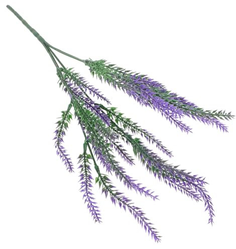 Alipis Künstlicher Lavendel Simulierter Lavendel Künstlicher Lavendel Aus Seide Künstlicher Lavendel Aus Seide Seidenblumen Mit Stiel Lavendel Hochzeitsdekor Seidenlavendel