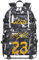 LUDIOPSG Basketball J-ordan Multifunktions Rucksack Reise Laptop Fans Flammenelement Tasche für Männer und Frauen (Grau - 2)