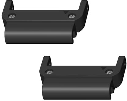 2 Stück Edelstahl Anschluss Kompatibel mit Garmin Instinct 2S Uhrenarmband Anschluss, 20mm Quick-Fit Metall Uhren Adapter Langlebig Ersatzarmband Stecker für Garmin Instinct 2S Connectoren (Schwarz)