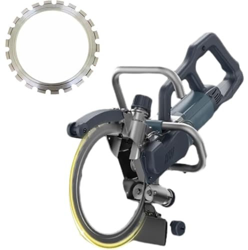 Machine De Découpe De Rainures Murales 8800W, Rainureuse Murale électrique, Outil De Coupe De Fentes avec Lames à Disque, Profondeur De Coupe 270 Mm, 3000 TR/Min