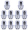 HouYeen 10X M14 x 1.5 Conical Alloy Stainless Steel Wheel Nuts for Fo-rd Transit Custom V362 2012-2023 Transit mk8 2013-onwards