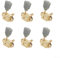 SMZhomeone Lot de 6 mécaniques d'accordage de guitare pour Gibson Les Paul 3L + 3R (doré)