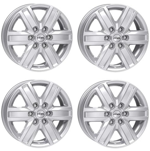 4x Rial Felgen Alufelgen Transporter 7.0Jx17 ET57 6x130 polar-silber kompatibel mit VOLKSWAGEN Crafter