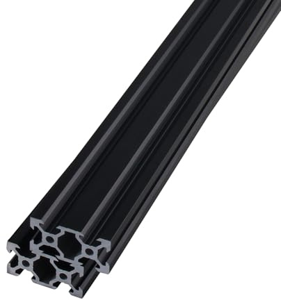ONLISUM 2 Stück 300 mm V-Schlitz 2040 Aluminium-Extrusionsprofil, extrudiertes Aluminium, europäischer Standard, eloxiert, Aluminium Profil Extrusions für 3D-Drucker und CNC-Heimwerker
