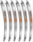 Japanese Teeth Reciprocating Saw Blades 15 Inch, Curved Edge Pruning Saw Blades 6TPI for Tree Trimming, Wood Cutting, Cr-V Sabre Sawzall Blades Better Wear Resistance 6 Pack