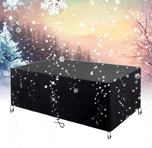 HNKDKJ Gartenmöbel Abdeckung 135x65cm Wasserdicht Winddicht Schutzhülle für Loungemöbel Abdeckung für Gartenmöbel Winddicht Rattan Balkonmöbel Abdeckhauben & Hüllen-135x65x60cm/LxWxH