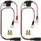 2Pcs 16 AWG Wire Harnesses is Compatible with NOCO GC008 X-Connect and M10 (3/8 in) XL Ring terminals.Suitable for NOCO Genius 1 and NOCO Genius 2 with Battery Chargers Connecting.