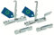 G GRIMALDI Kit Cerniere Porta Forno Compatibile con Smeg, Franke, Lofra, Bompani, Tecnogas - Codici Compatibili 691330361 e KCF5392