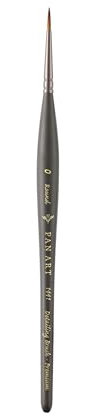 Pan Art Fine Round Brush Synthetic Sable No.00 - Aqua and Acrylic - 1 Unit
