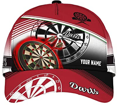 Golf Hüte Benutzerdefiniertes Personalisiertes Muster Dart Baseballmütze Verstellbare Baseball Mütze Baumwolle Baseball Cap Für Running, Teenager, Damen
