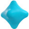 minkissy Massagekugel Massagerolle Handmassagegerät Massage Muskel Yoga-ball Mini-massage Handmassagerolle Magnetische Massagebälle Übungsball Yoga-bälle Fitnessstudio Kieselgel Blue