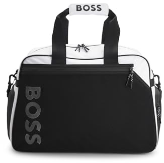 BOSS Reisetasche Onset Holdall Natural weiß