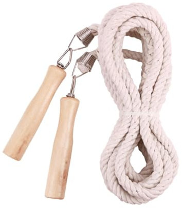 Corda per saltare fitness, lunga durata, per attività in cotone per interni ed esterni