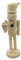 Cabilock DIY Wooden Nutcracker Soldier Figurine Unfinished Puppet for Holiday Decoration for Christmas Decor and Family Crafting Activities