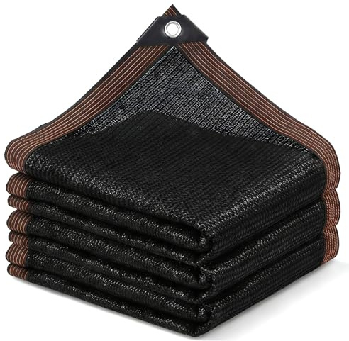 Red de Sombra, Malla Sombra Exterior con Ojales, Que se Utiliza para Proteger contra la luz Solar y los Rayos UV, Adecuada para su Uso en Invernaderos, Pérgolas, Jardines y Balcones, 2x3m