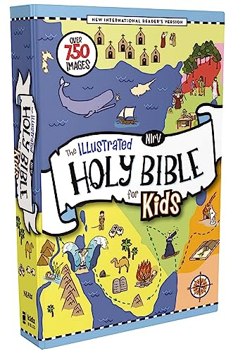 NIrV, The Illustrated Holy Bible for Kids, Hardcover, Full Color, Comfort Print: Over 750 Images