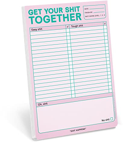 Knock Knock Get Your Shit Together Pad (Pastel Edition) (Knock Knock Pads)