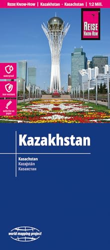 Reise Know-How Landkarte Kasachstan / Kazakhstan (1:2.000.000): reiß- und wasserfest (world mapping project)