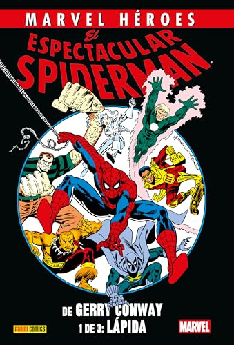 Marvel héroes 123. el espectacular spiderman de gerry conway 1 de 3. lápida