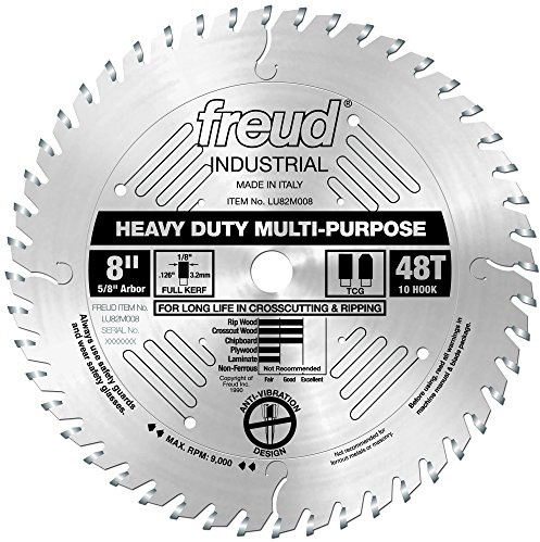 Freud 8 x 48T Heavy Duty Multi-Purpose Blade (LU82M008)