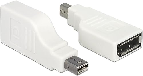 DELOCK Adapter DP -> DP St/Bu 90ø 4K 60Hz weiÃŸ