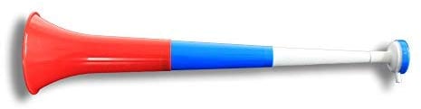 Vuvuzela Horn Fan-Trompete Fussball versch. Länderfarben - Gesamtlänge ca. 55cm - 4teilig Russland