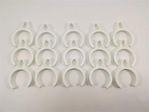 Lot de 15 clips pour bâche de piscine 44 mm (par exemple INTEX), gain de temps, prévention du vent