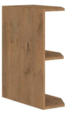 Mirjan24 Küchenschränke Woodline Unterschrank Hängeschrank Spülenunterschrank Herdumbauschrank Eckunterschrank Geschirrspülerblende Küchenzeile (Eiche Lancelot, Unterschrank 30 D ZAK BB)