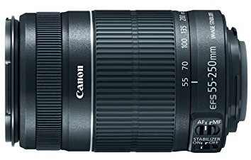 Canon EF-S 55-250mm f/4.0-5.6 is II Telephoto Zoom Lens (Renewed)