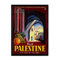 Nacnic Vintage Poster Besuch Palästina. Blätter für Interieur mit klassischen und antiken Werbebildern zu dekorieren. Gemälde Retro-Dekor. A4-Format