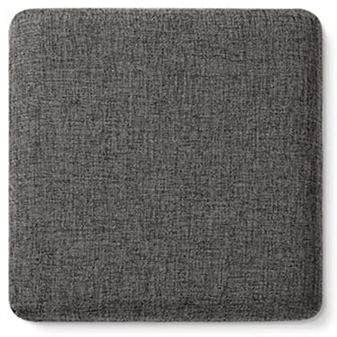 Yadlan Barhocker Kissen 30x30, Hocker Sitzkissen Eckig, Sitzpolster Stuhl Indoor Waschbar, GedäChtnisschaum Sitzkissens Stuhlkissen 2er Set, Sitzauflagen KüChenstuhl EsszimmerstüHle Anthrazit