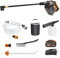 WORX NITRO 20V Hydroshot Cordless Pressure Washer WG633E.1, PowerShare, Patio Cleaning and Car Washing, Max. 56 Bar, 220L/H, with Accessories, 4.0Ah Battery & charger