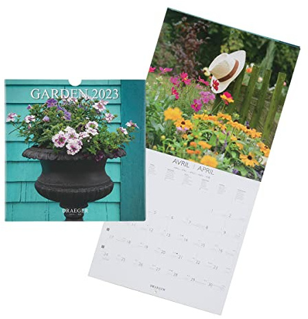 Draeger Paris - Grand calendrier mural Jardins - 2023