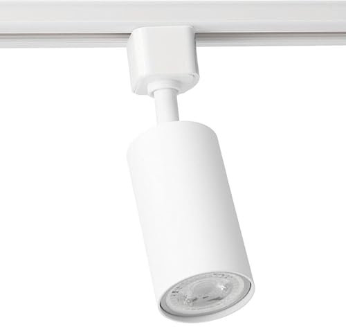 EDO 1-Phasen-Strahler NEVA Tc System MEVA PRO Dreh- und Schwenkbarer Schienen-Strahler LED Spot Deckenstrahler 50W Deckenleuchte Weiß Schienensystem Innenbeleuchtung 1P-Lampe GU10