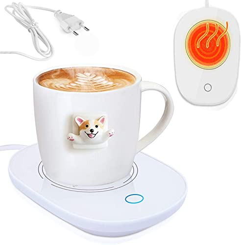 Scalda Tazza Riscaldante - Smart Touch Interruttore Scalda Vivande Elettrico Portatile - Scaldalatte Scalda Olio Da Massaggio Scaldatazze - Per Riscaldatore Caffè Tè Latte Bevande Scaldatazza