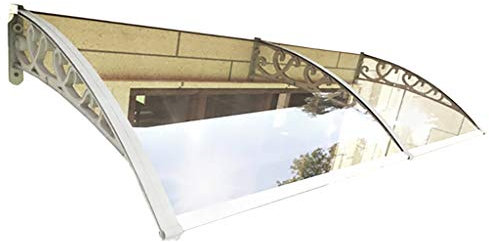 Door Canopy Awning, OUTDOOR Door Awning Canopy, Front Porch Canopy, Rain Shade Shelter For Outdoor PC Polycarbonate Door Canopy Awning