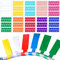 300pcs Tear Resistant Self Adhesive 10 Colors Tag Waterproof Sticker Cable Label(10 Colors)