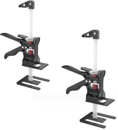 ADTEMP Furniture Lifter Drywall Lift Kit Bricklaying Tools Labor Saving Arm Jack Drywall Tools Hand Lifting Jack Tool Furniture Lifters for Heavy Furniture, 140kg,2pcs