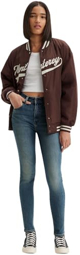 Levi's Damen Jeanshose 721 mit Stretch-Anteil, Skinny Fit, Blau (Tore It Up No Dx T2), W27/L32